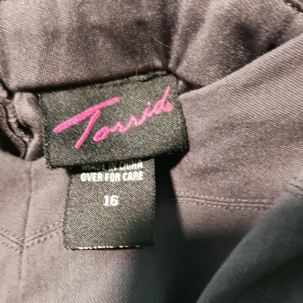 Torrid Gray A-line Dress, 1X - Picture 4 of 4